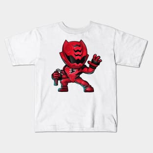 red ranger Kids T-Shirt